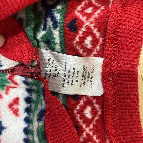 Super cute zip up pjs winter boys - Picture 2 of 2